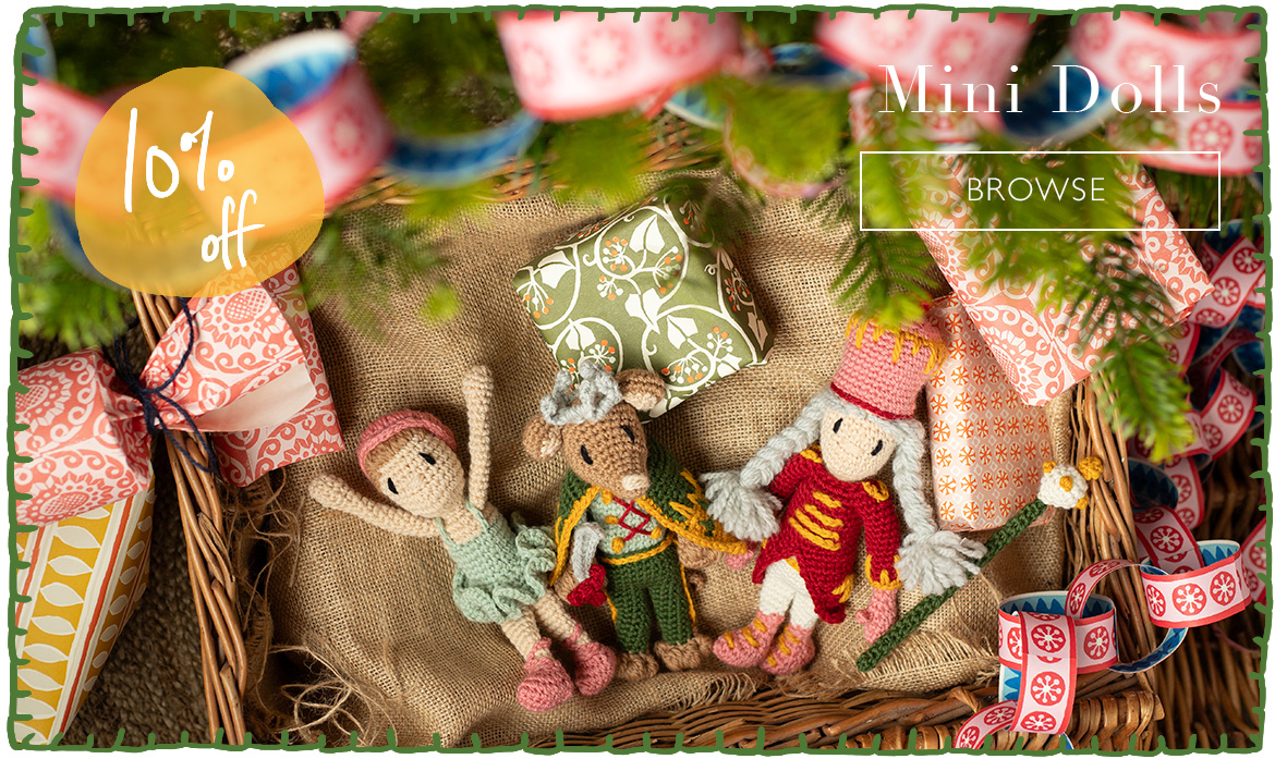 Mini Doll christmas kits discount edstravaganza toft nutcracker trio